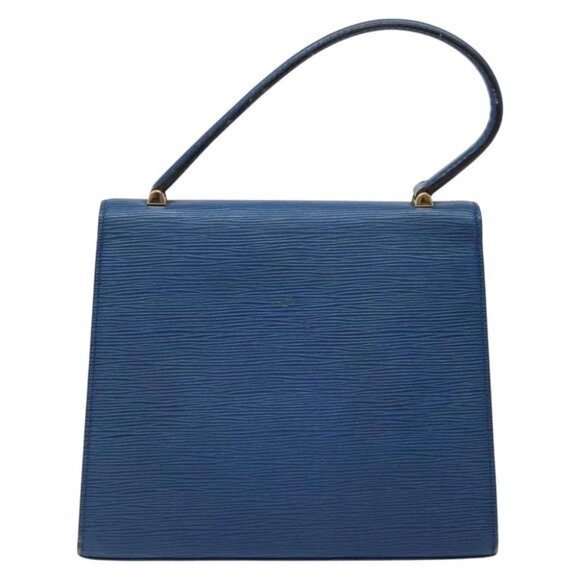 LOUIS VUITTON Epi Malesherbes Hand Bag Blue - Picture 2 of 14